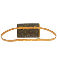 Louis Vuitton Florentine Waist Bag Monogram Canvas Brown Canvas Clutche & Pouche Bag (Authentic Pre-Loved)