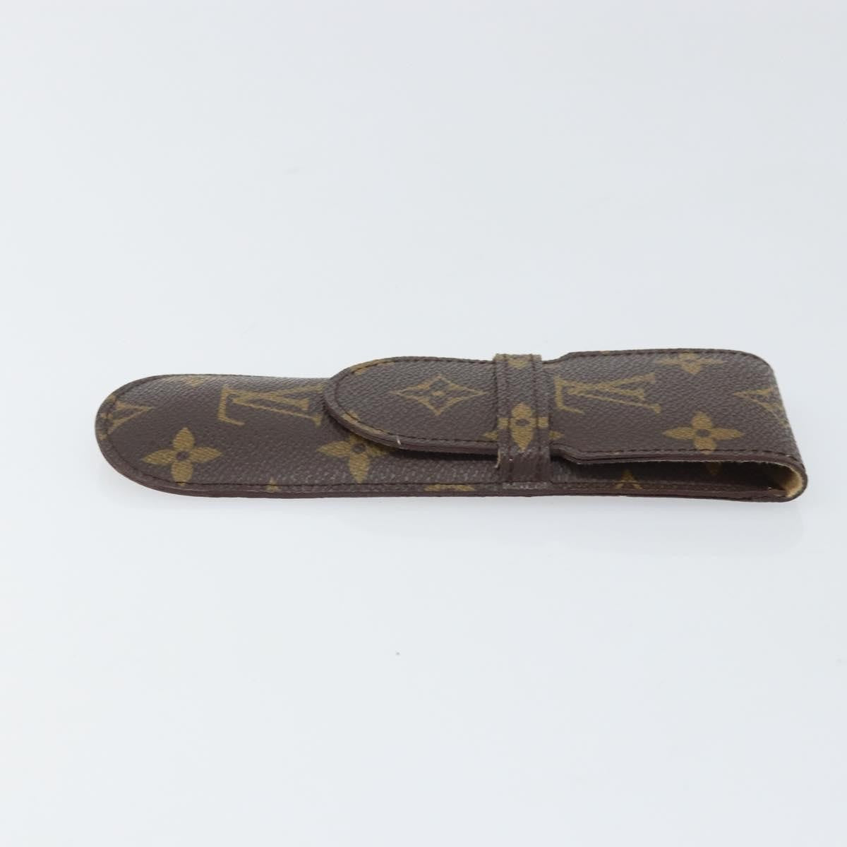 Louis Vuitton Etui À Stylo Canvas Brown Canvas Clutche & Pouche Bag (Pre-Loved)