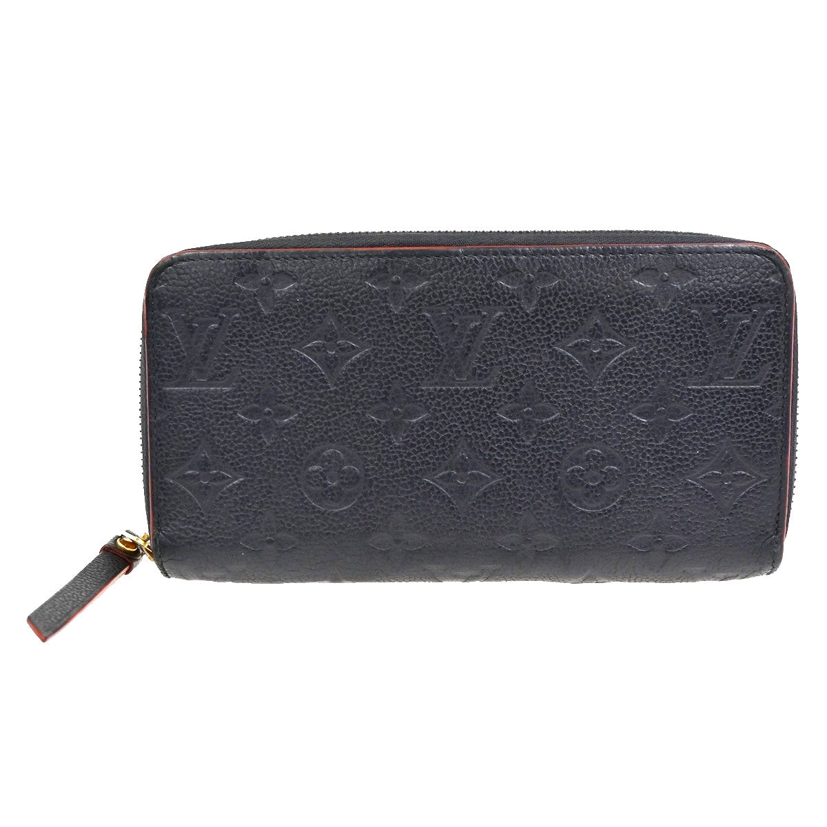 Louis Vuitton Portefeuille Zippy Monogramme Empreinte Monogramme Empreinte Red Leather Wallets Accessory (Authentic Pre-Loved)