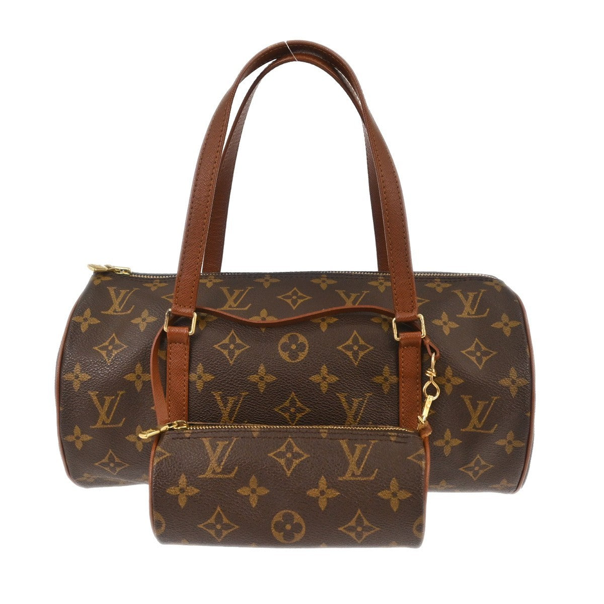 Louis Vuitton Papillon Handbag Monogram Canvas Brown Canvas Handbag (Pre-Loved)