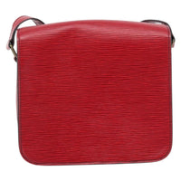 Louis Vuitton Louis Vuitton Cartouchiere Handbag Epi Leather Red Leather Shoulder Bag Bag (Authentic Pre-Loved)