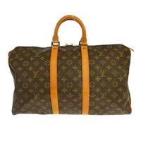 Louis Vuitton Louis Vuitton Keepall Bag Monogram Canvas Brown Canvas Travel Bag Bag (Authentic Pre-Loved)