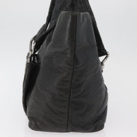 Chanel 8 Knots Tote Lambskin Black Leather Tote Bag Bag (Pre-Loved)