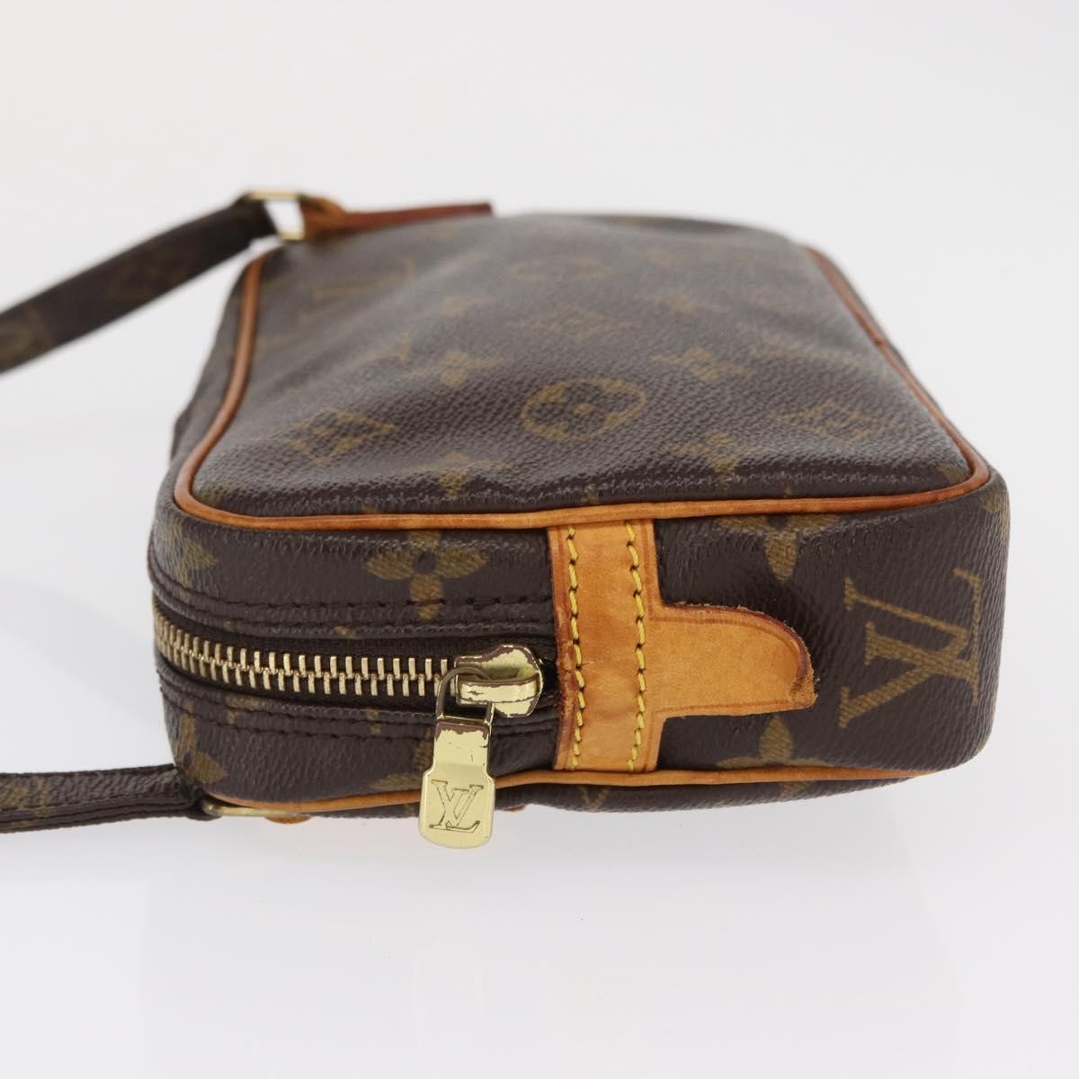 Louis Vuitton Pochette Marly Bandouliere Bag Monogram Canvas Brown Canvas Shoulder Bag Bag (Pre-Loved)