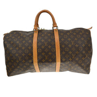 Louis Vuitton Louis Vuitton Keepall Bag Monogram Canvas Brown Canvas Travel Bag Bag (Pre-Loved)