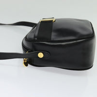 Salvatore Ferragamo Vara Bow Camera Shoulder Bag Leather Black Leather Shoulder Bag Bag (Authentic Pre-Loved)