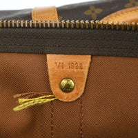 Louis Vuitton Keepall Bag Monogram Canvas Brown Canvas Travel Bag Bag (Authentic Pre-Loved)