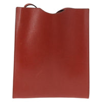Hermes Onimaitou Handbag Leather Burgundy Leather Shoulder Bag Bag (Authentic Pre-Loved)