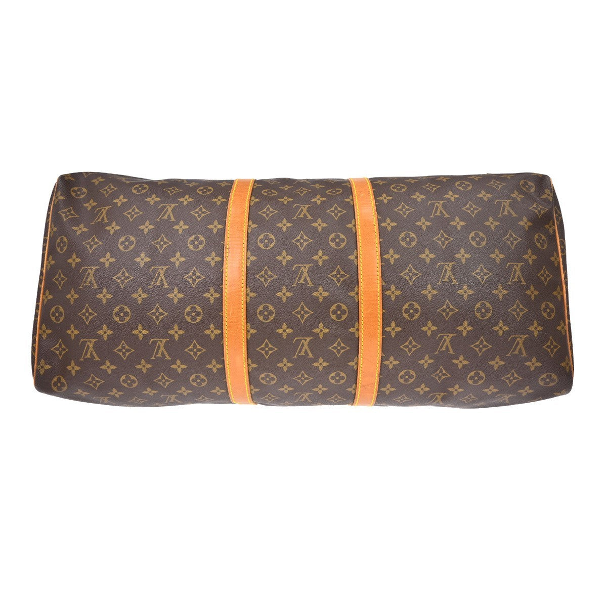Louis Vuitton Louis Vuitton Keepall Bag Monogram Canvas Brown Canvas Travel Bag Bag (Pre-Loved)