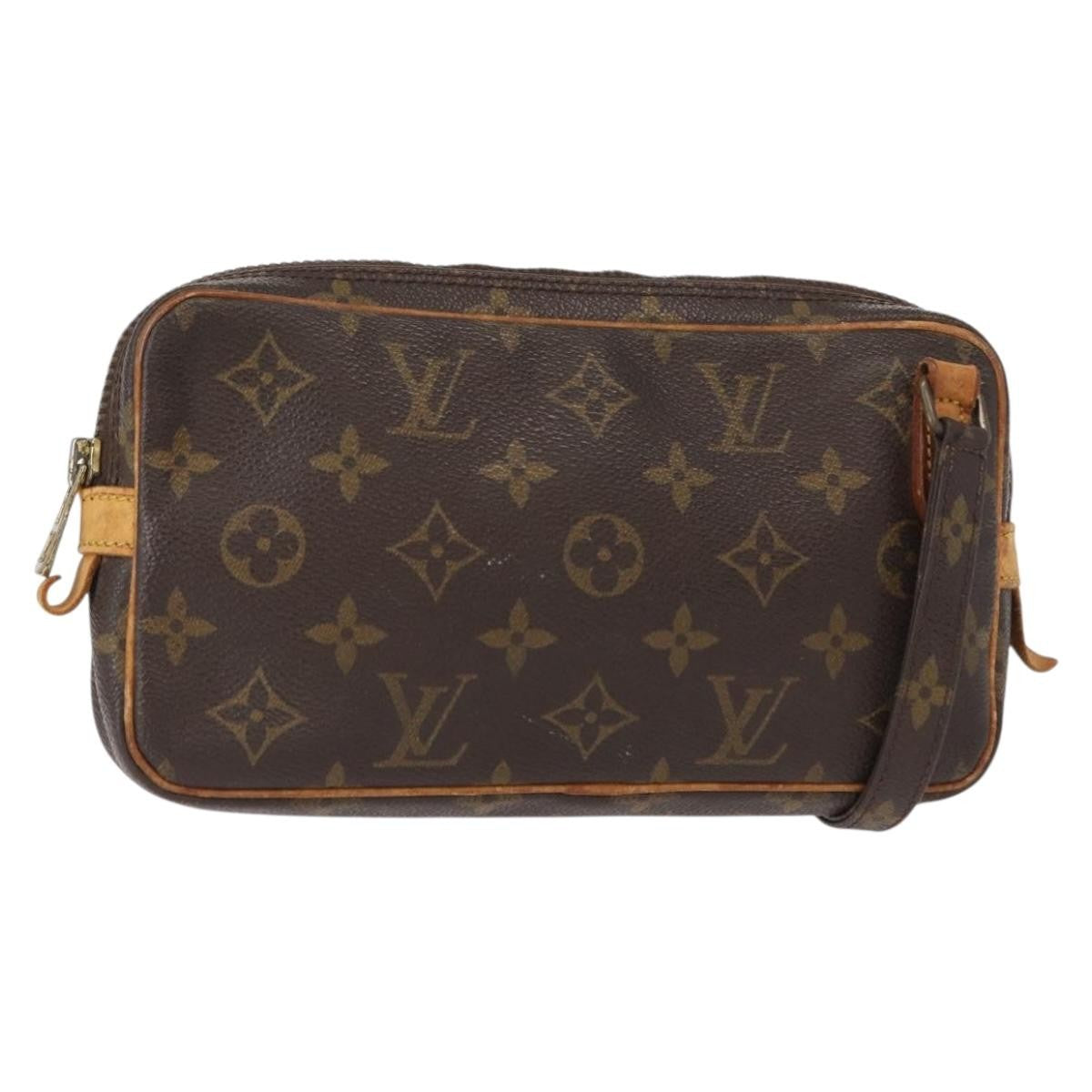 Louis Vuitton Pochette Marly Bandouliere Bag Monogram Canvas Brown Canvas Clutche & Pouche Bag (Authentic Pre-Loved)