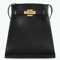 Hermes Kelly Sport Bag Box Calf Black Leather Shoulder Bag Bag (Authentic Pre-Loved)