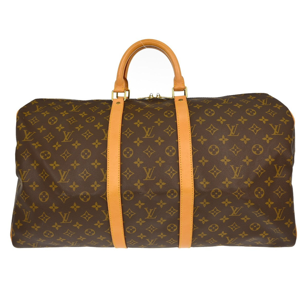Louis Vuitton Louis Vuitton Keepall Bag Monogram Canvas Brown Canvas Travel Bag Bag (Pre-Loved)