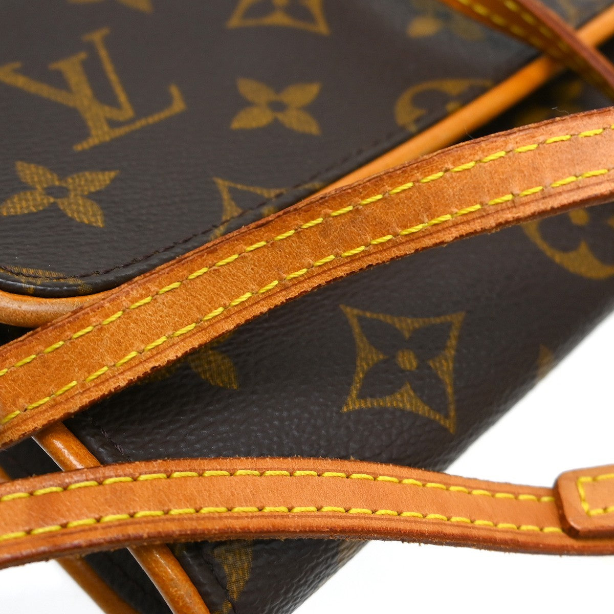 Louis Vuitton Louis Vuitton Twin Handbag Monogram Canvas Brown Canvas Clutche & Pouche Bag (Pre-Loved)
