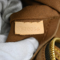 Louis Vuitton Lockit Handbag Monogram Canvas Brown Canvas Shoulder Bag Bag (Pre-Loved)