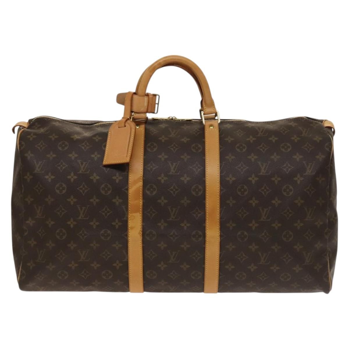Louis Vuitton Louis Vuitton Keepall Bag Monogram Canvas Brown Canvas Travel Bag Bag (Pre-Loved)