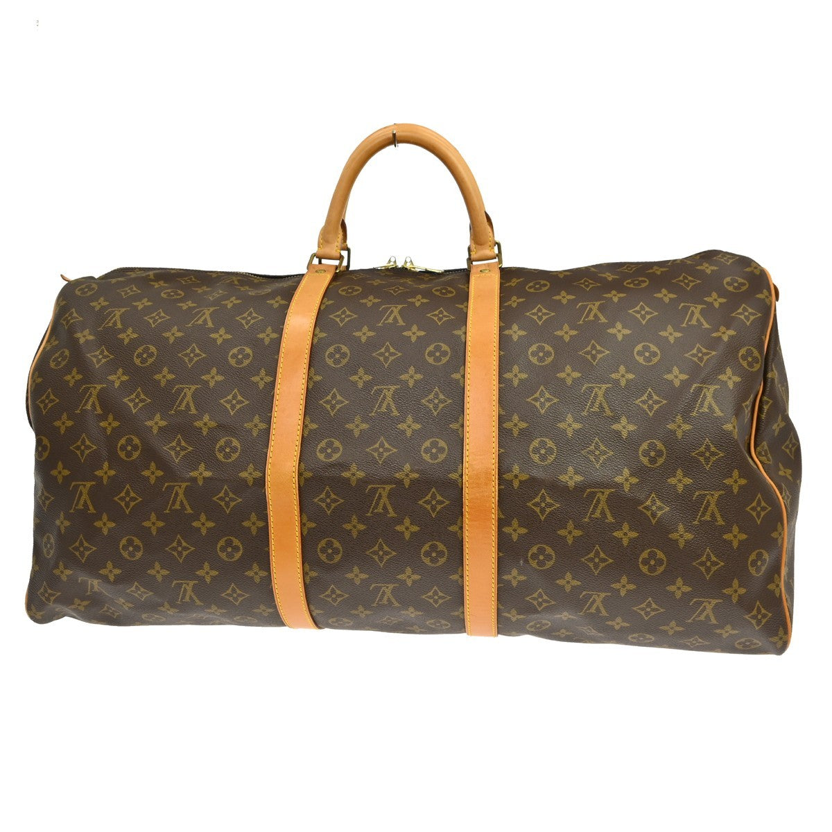 Louis Vuitton Louis Vuitton Keepall Bag Monogram Canvas Brown Canvas Travel Bag Bag (Authentic Pre-Loved)