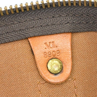 Louis Vuitton Keepall Bandouliere Bag Monogram Canvas Brown Canvas Travel Bag Bag (Pre-Loved)