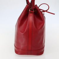 Louis Vuitton Noe Shoulder Bag Leather Red Leather Shoulder Bag Bag (Authentic Pre-Loved)