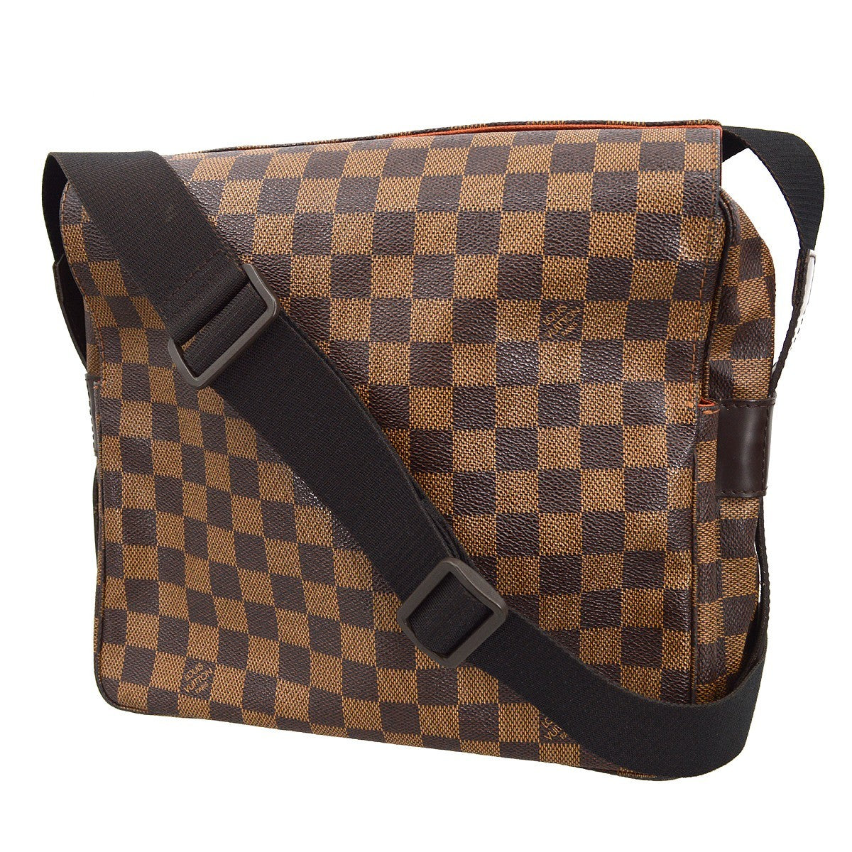Louis Vuitton Naviglio Handbag Damier Brown Canvas Shoulder Bag Bag (Pre-Loved)