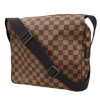 Louis Vuitton Naviglio Handbag Damier Brown Canvas Shoulder Bag Bag (Pre-Loved)