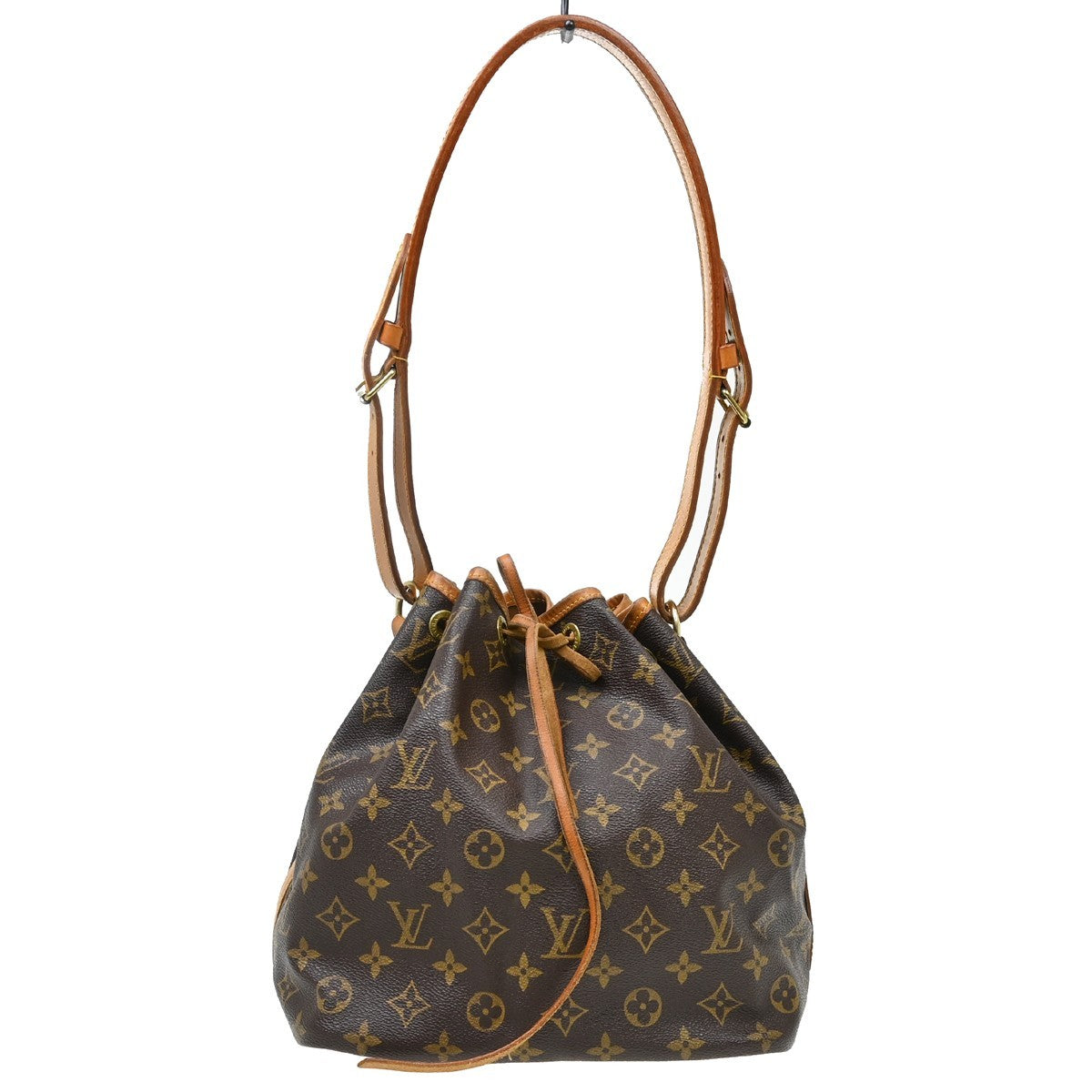 Louis Vuitton Louis Vuitton Petit Noe Handbag Monogram Canvas Brown Canvas Shoulder Bag Bag (Pre-Loved)