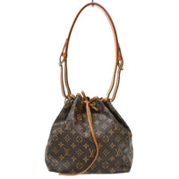 Louis Vuitton Louis Vuitton Petit Noe Handbag Monogram Canvas Brown Canvas Shoulder Bag Bag (Pre-Loved)