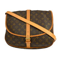 Louis Vuitton Louis Vuitton Saumur Handbag Monogram Canvas Brown Canvas Shoulder Bag Bag (Pre-Loved)