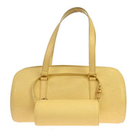 Louis Vuitton Soufflot Handbag Epi Leather Yellow Leather Shoulder Bag Bag (Authentic Pre-Loved)