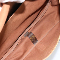 Louis Vuitton Saumur Handbag Monogram Canvas Brown Canvas Shoulder Bag Bag (Pre-Loved)