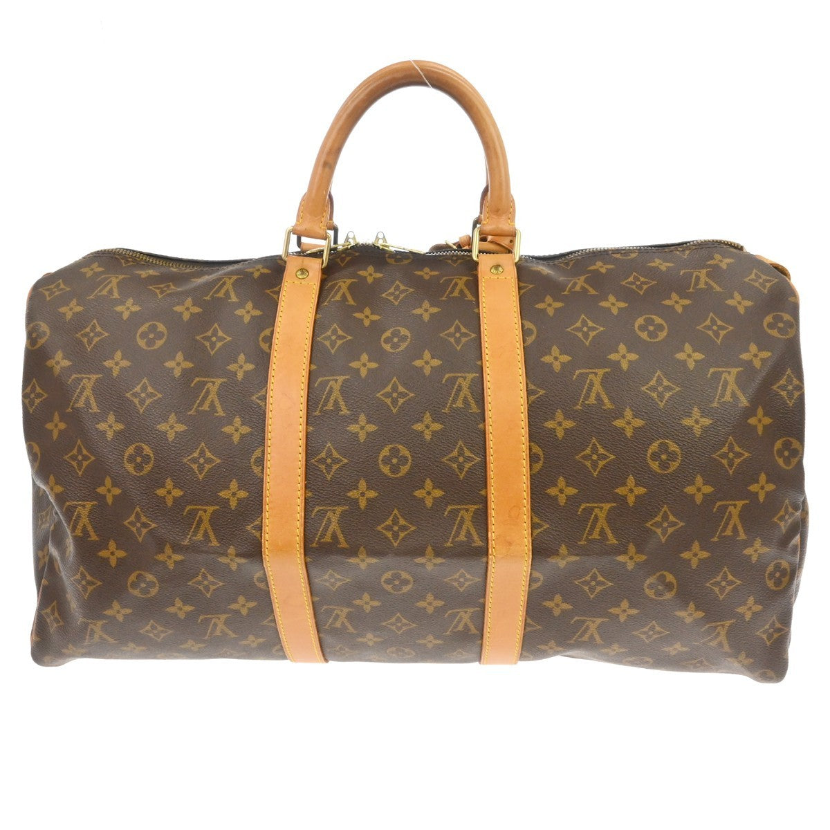 Louis Vuitton Louis Vuitton Keepall Bag Monogram Canvas Brown Canvas Travel Bag Bag (Authentic Pre-Loved)