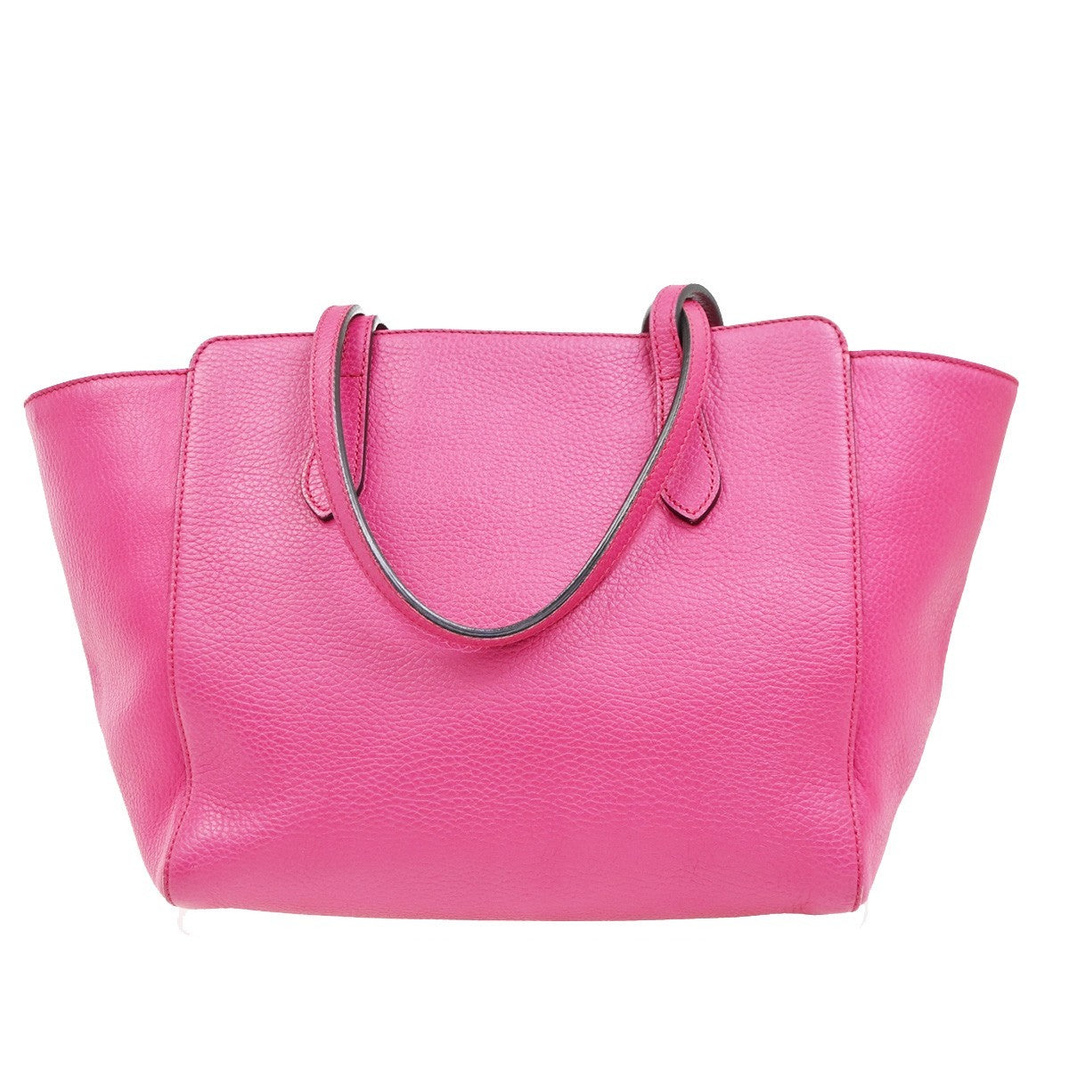 Gucci Swing Tote Leather Pink Leather Tote Bag Bag (Authentic Pre-Loved)