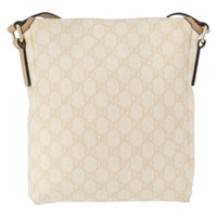 Gucci Flap Messenger Gg Coated Canvas Beige Canvas Shoulder Bag Bag (Authentic Pre-Loved)