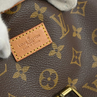 Louis Vuitton Saumur Handbag Monogram Canvas Brown Canvas Shoulder Bag Bag (Pre-Loved)