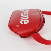 Louis Vuitton Louis Vuitton X Supreme Waist Bag Epi Leather Red Leather Clutche & Pouche Bag (Authentic Pre-Loved)