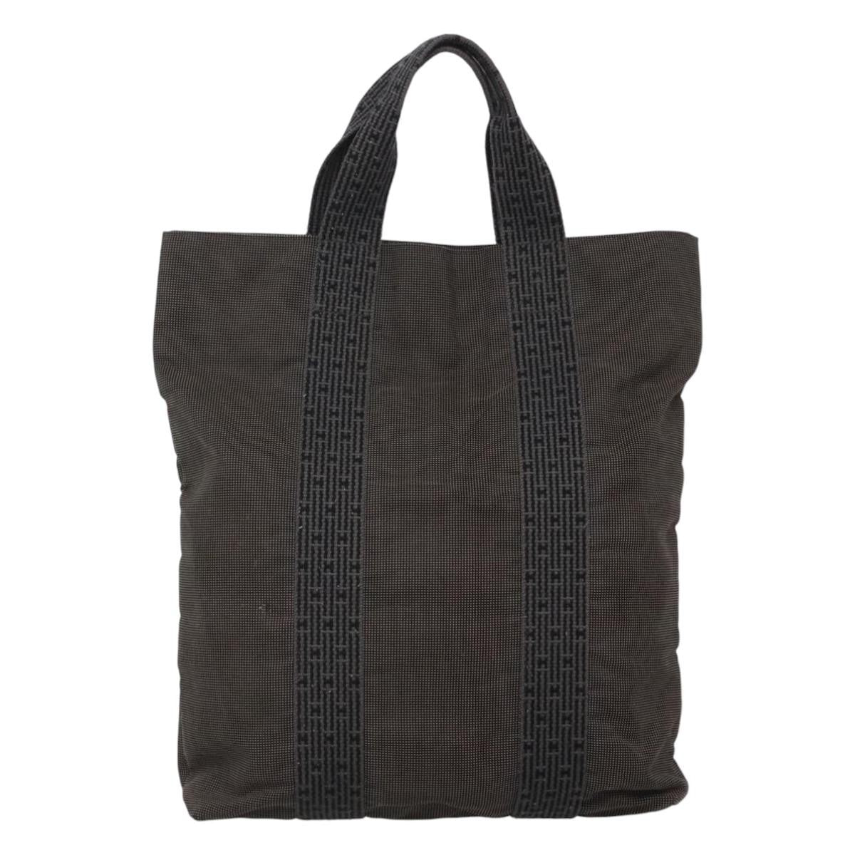 Hermes Fourre-Tout Herline Fourre-Tout Herline Gray Canvas Tote Bag Bag (Pre-Loved)