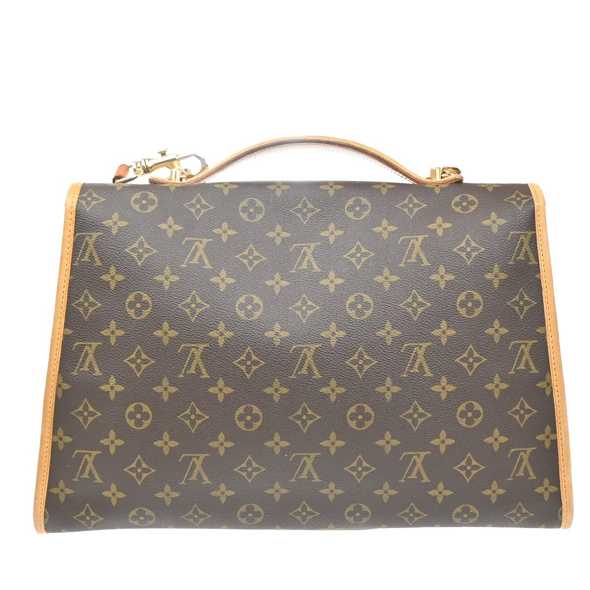 Louis Vuitton Louis Vuitton Beverly Briefcase Monogram Canvas Brown Canvas Briefcase Bag (Authentic Pre-Loved)