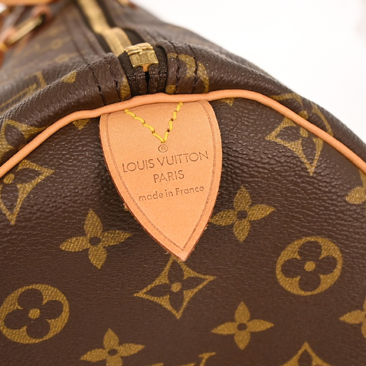 Louis Vuitton Keepall Bag Monogram Canvas Brown Canvas Travel Bag Bag (Authentic Pre-Loved)