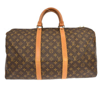 Louis Vuitton Louis Vuitton Keepall Bag Monogram Canvas Brown Canvas Travel Bag Bag (Pre-Loved)