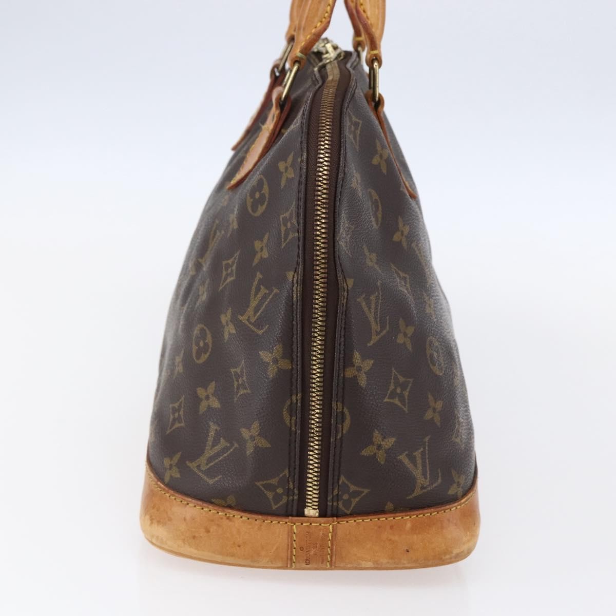 Louis Vuitton Vintage Alma Handbag Monogram Canvas Brown Canvas Handbag (Authentic Pre-Loved)