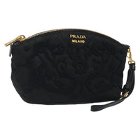 Prada Vintage Pouch Tessuto Gold Nylon Clutche & Pouche Bag (Pre-Loved)