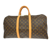 Louis Vuitton Louis Vuitton Keepall Bag Monogram Canvas Brown Canvas Travel Bag Bag (Pre-Loved)