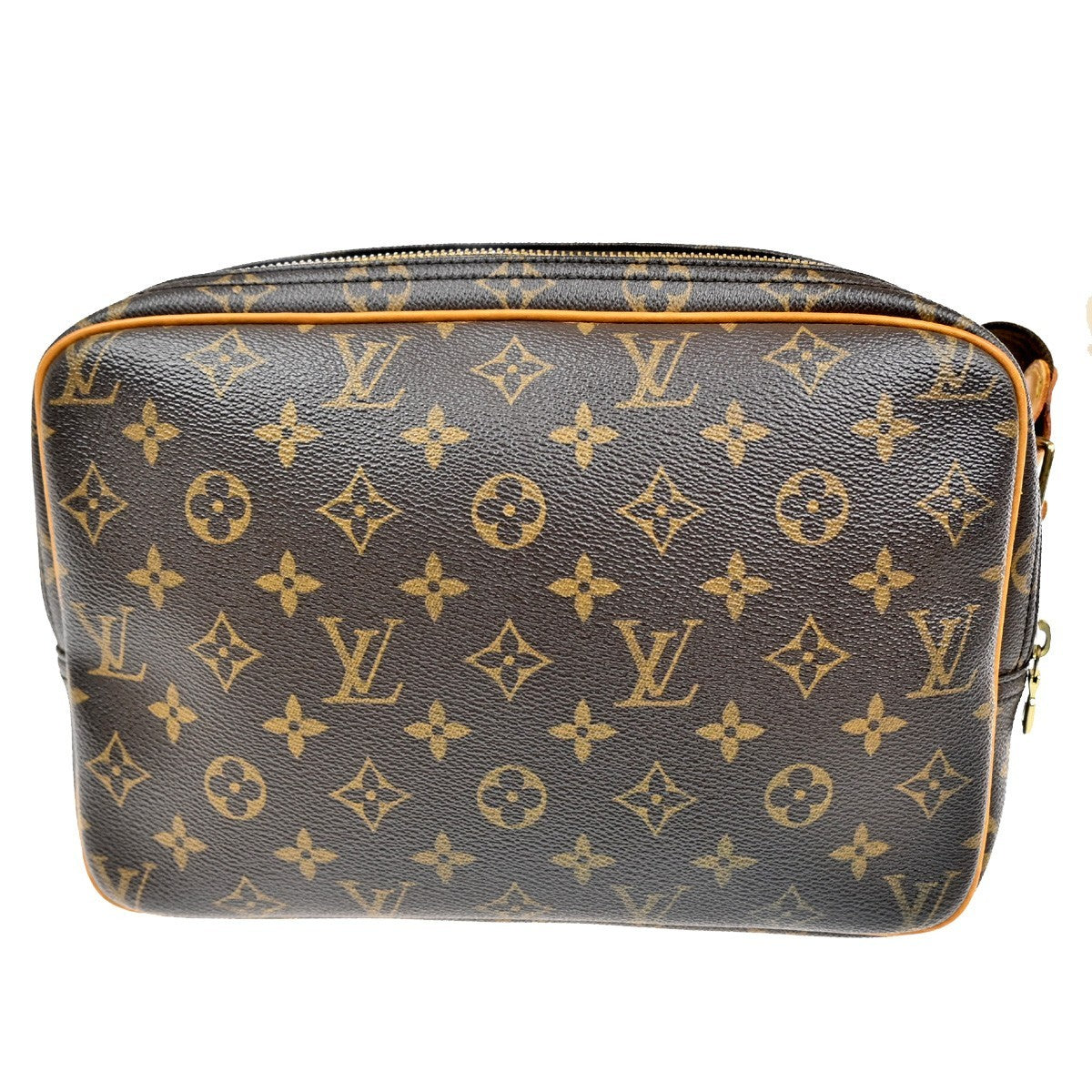 Louis Vuitton Reporter Bag Monogram Canvas Brown Canvas Shoulder Bag Bag (Pre-Loved)