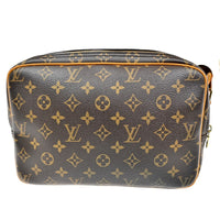 Louis Vuitton Reporter Bag Monogram Canvas Brown Canvas Shoulder Bag Bag (Pre-Loved)
