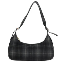 Salvatore Ferragamo Shoulder Bag Wool Gray Wool Shoulder Bag Bag (Pre-Loved)
