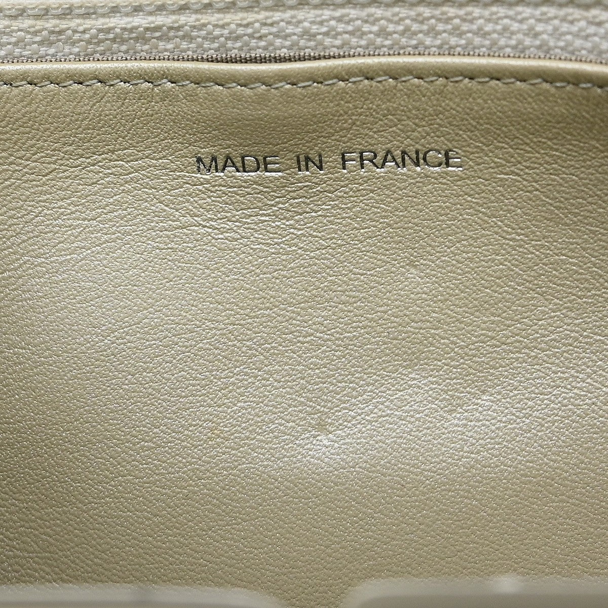 Chanel Timeless Wallet On Chain Textured Leather Silver Calfskin Wallets Accessory (Authentic Pre-Loved)