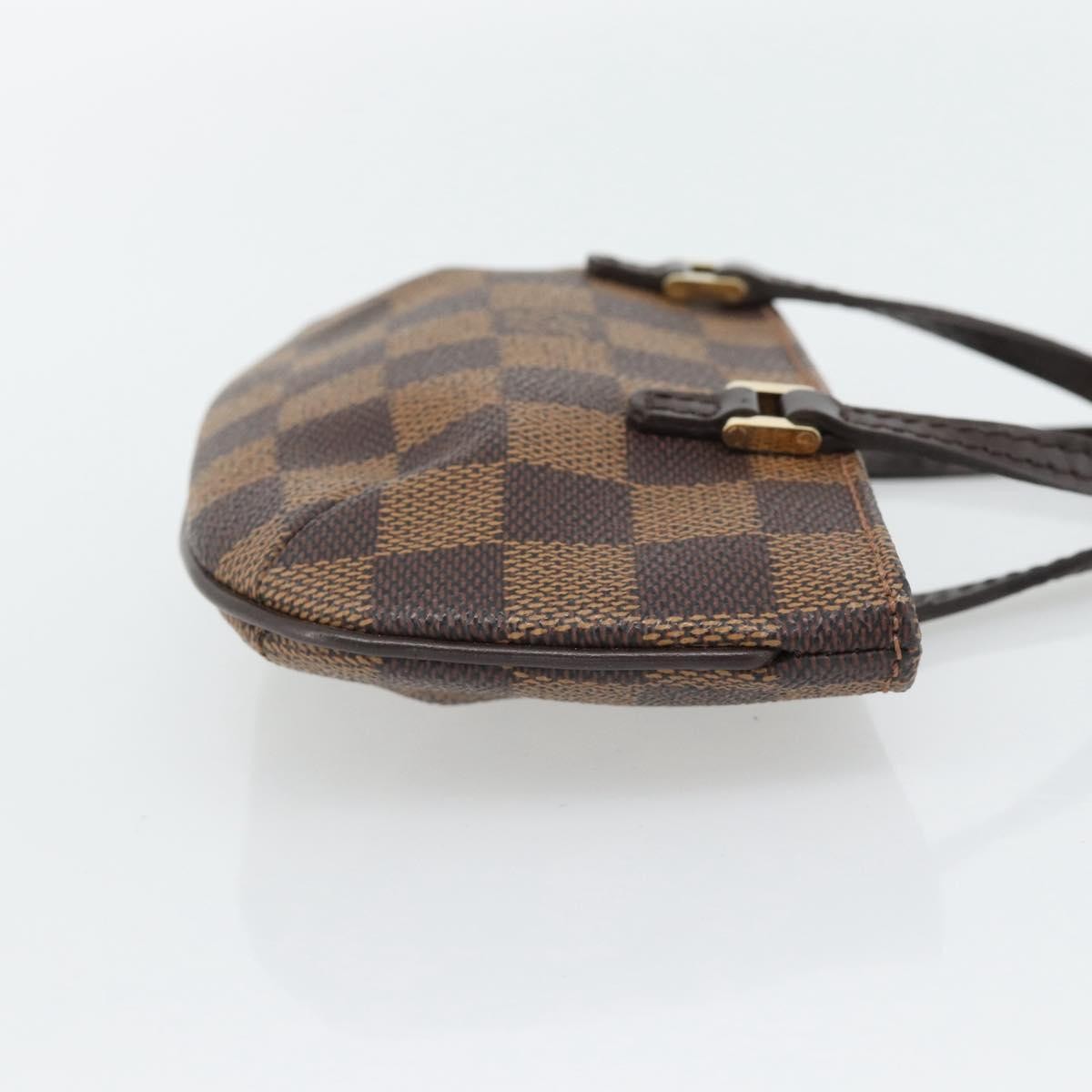 Louis Vuitton Manosque Pochette Damier Brown Canvas Clutche & Pouche Bag (Pre-Loved)