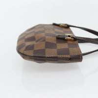 Louis Vuitton Manosque Pochette Damier Brown Canvas Clutche & Pouche Bag (Pre-Loved)