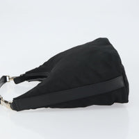 Gucci Zip Hobo Nylon Black Nylon Shoulder Bag Bag (Authentic Pre-Loved)