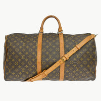 Louis Vuitton Louis Vuitton Keepall Bandouliere Bag Monogram Canvas Brown Canvas Travel Bag Bag (Pre-Loved)
