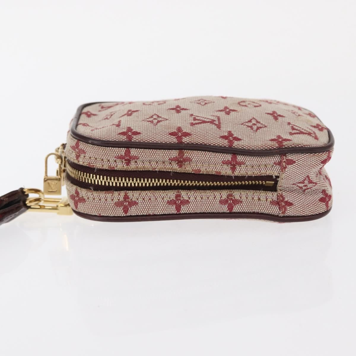 Louis Vuitton Camera Bag Mini Lin Red Canvas Clutche & Pouche Bag (Pre-Loved)